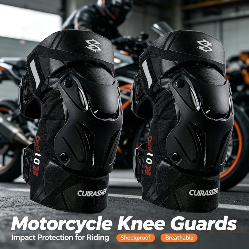 Mountain Biking Knee Pads - 2 Pezzi Ginocchiere per Moto Assorbenti