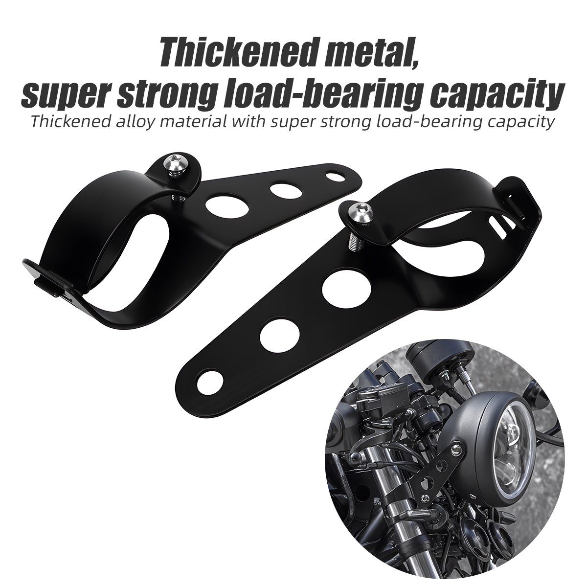 Mountain Biking Derby - Supporto Universale per Faro Moto 28-36mm