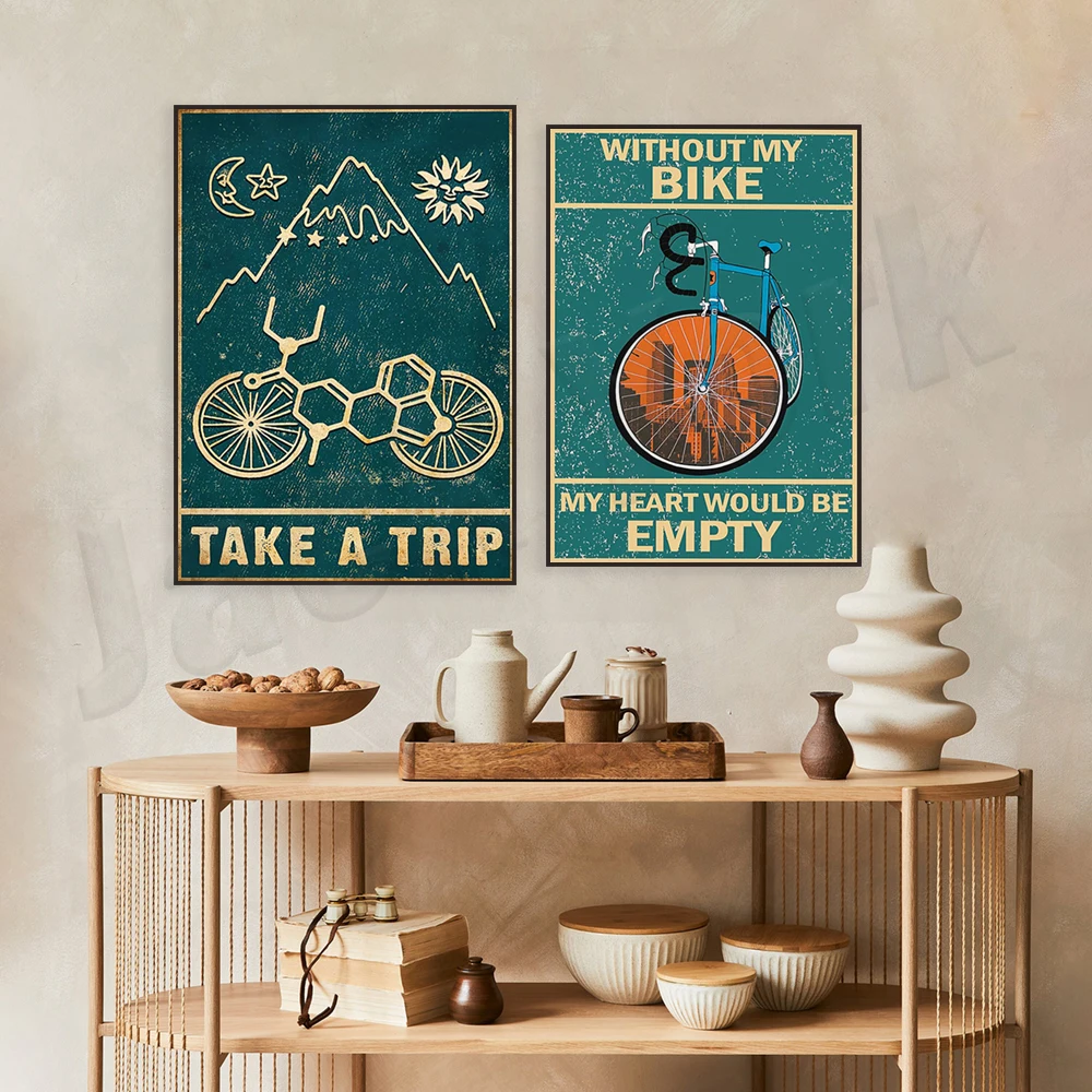 Mountain Biking Europe - Stampa per mountain bike, poster da