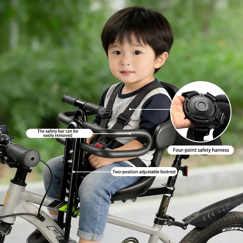 Mountain Biking For Kids - Seggiolino Anteriore per Bicicletta per Bambini