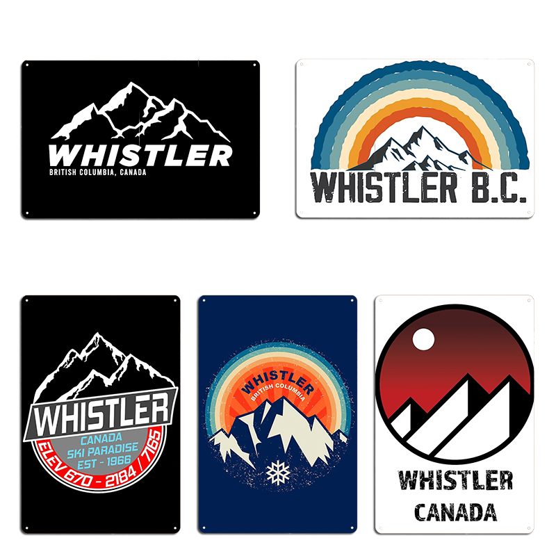 Mountain Biking Europe - Retro Ski Whistler BC Canada Sci