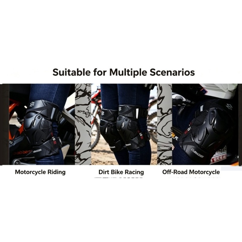2 Pezzi Ginocchiere per Moto A - Mountain Biking Knee Pads recensione e prezzo