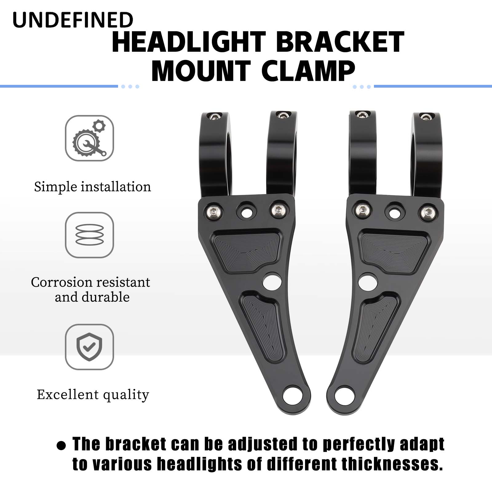 33mm-58mm staffa per faro mors - Mountain Biking Derby recensione e prezzo