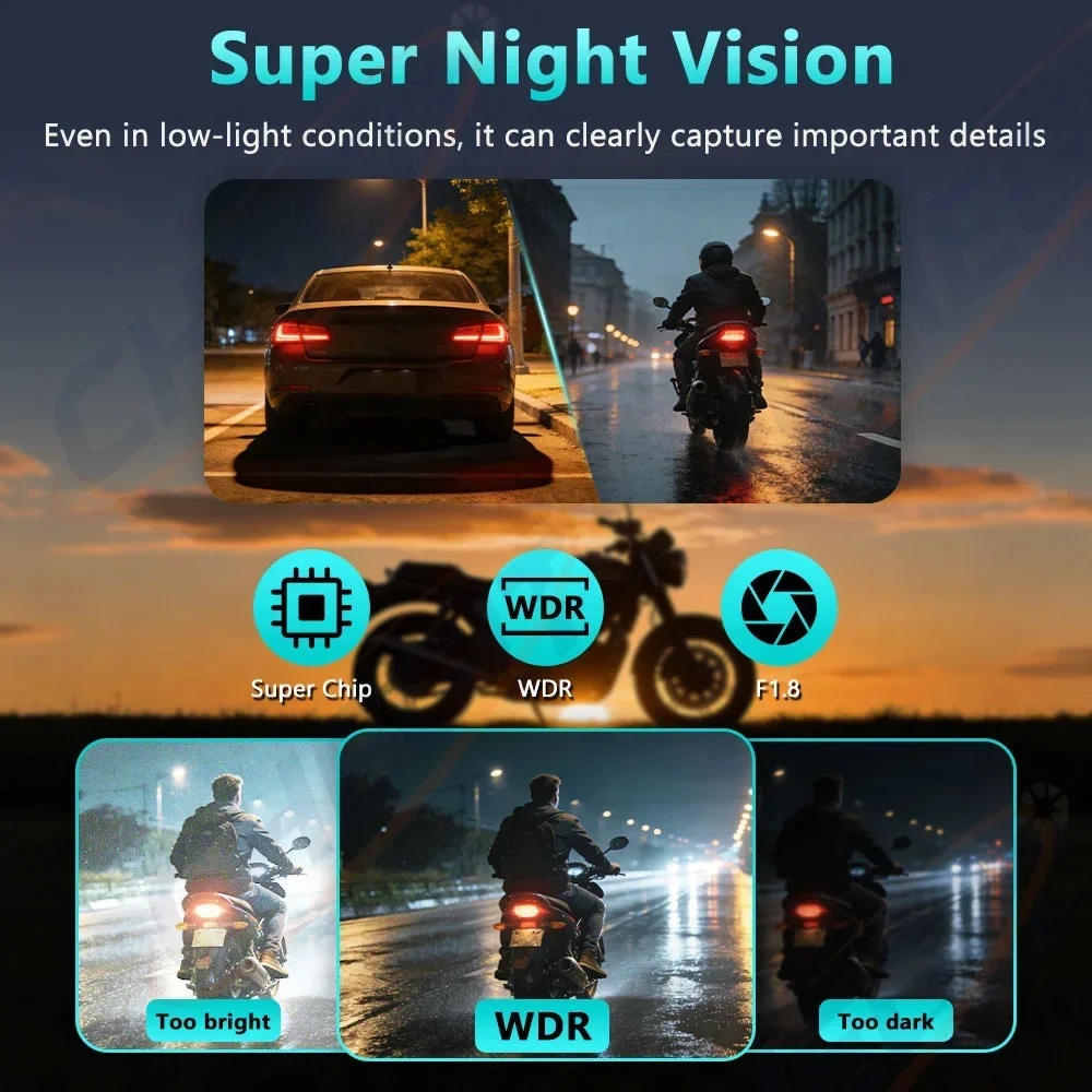 Nuova Dash Cam 2K HD per Moto, - Mountain Biking Helmet recensione e prezzo