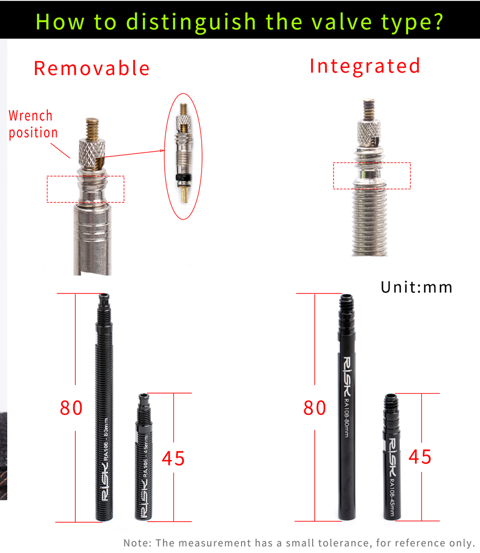 RISCHIO Asta di prolunga per v - Tubeless Valve Core recensione e prezzo