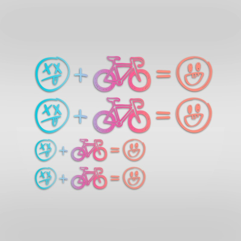 4 adesivi per bici con faccina - Mountain Biking Helmet recensione e prezzo