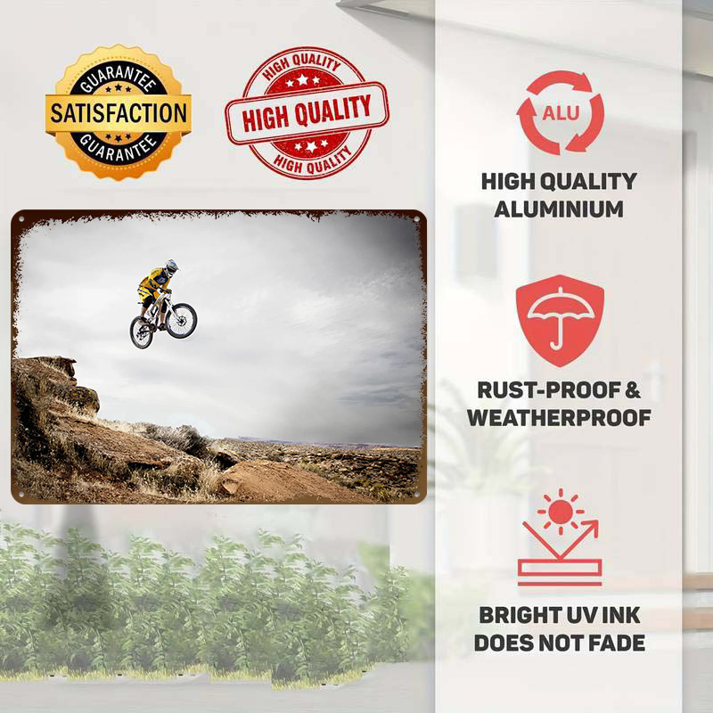 Poster in Latta 3D Leggero a T - Mountain Biking Europe recensione e prezzo