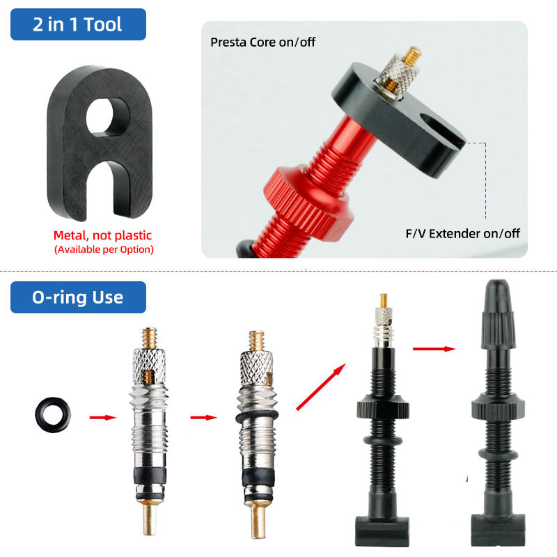 Deemount Presta Nucleo della v - Tubeless Valve Core recensione e prezzo