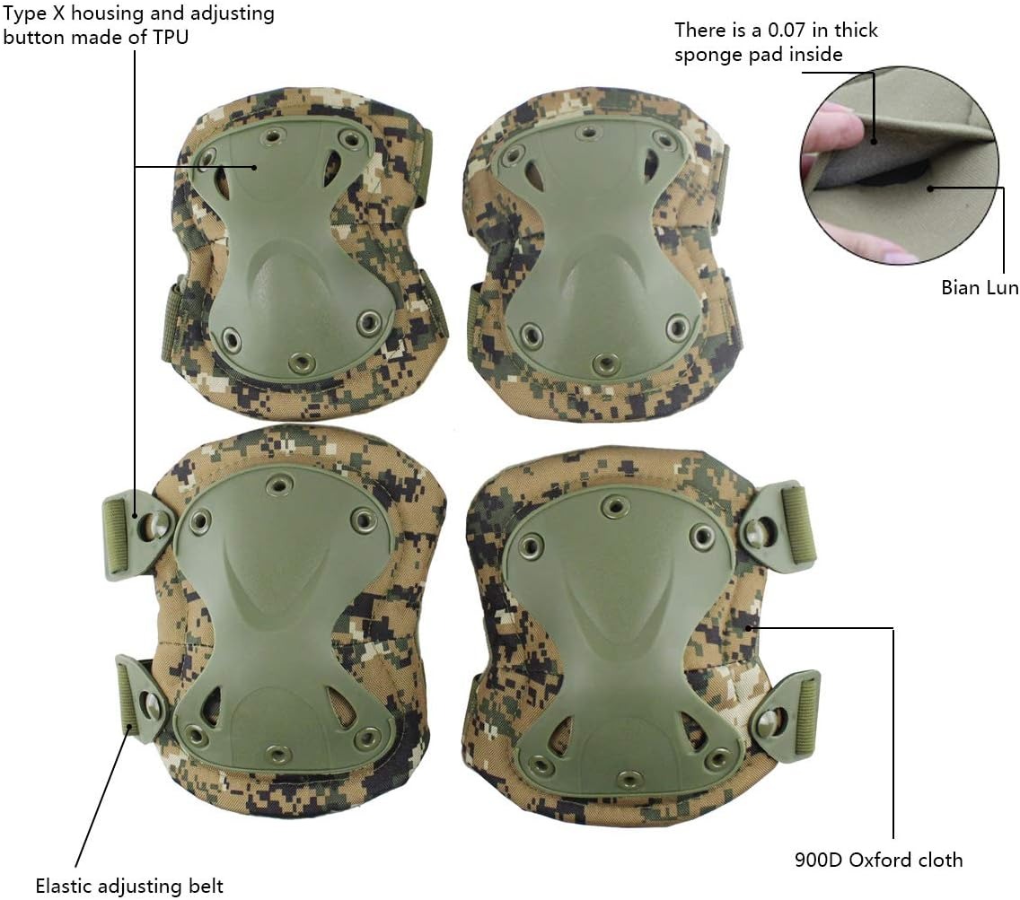 Set di Protezioni per Ginocchi - Mountain Biking Knee Pads recensione e prezzo